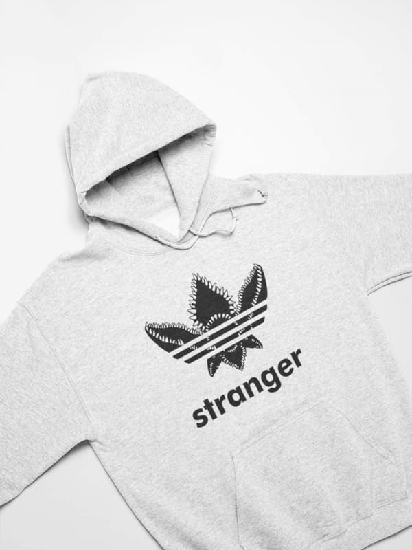 Stranger things huvtröja Sweatshirt t-shirt tröja Demogorgon Small