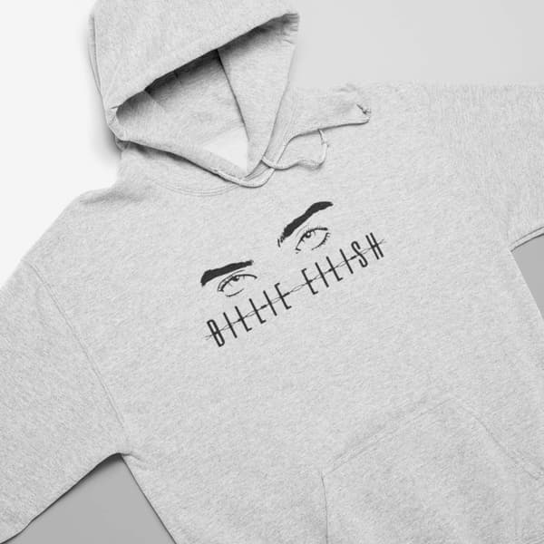 Billie Eilish ögon barn Hoodie huvtröja t-shirt