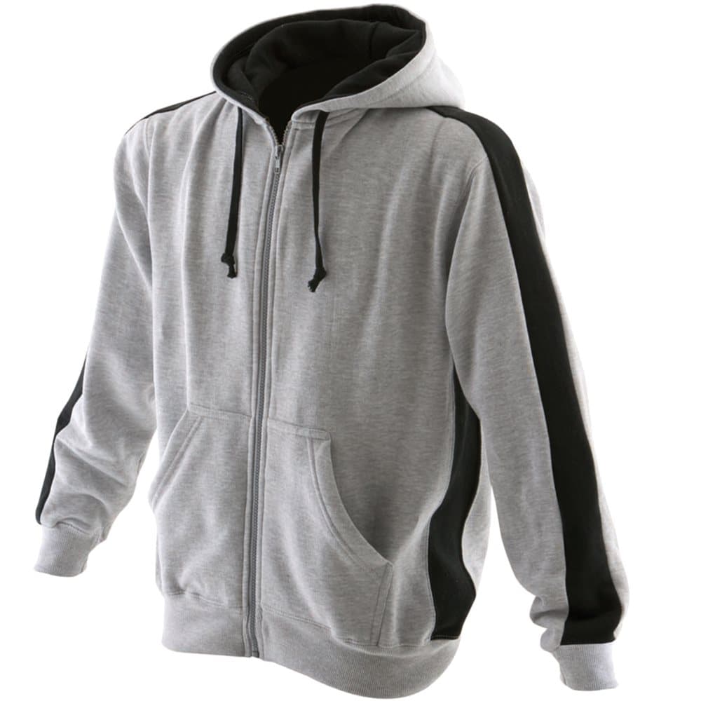 Finden & Hales Mens Full Zip Hooded Sweatshirt / Hoodie