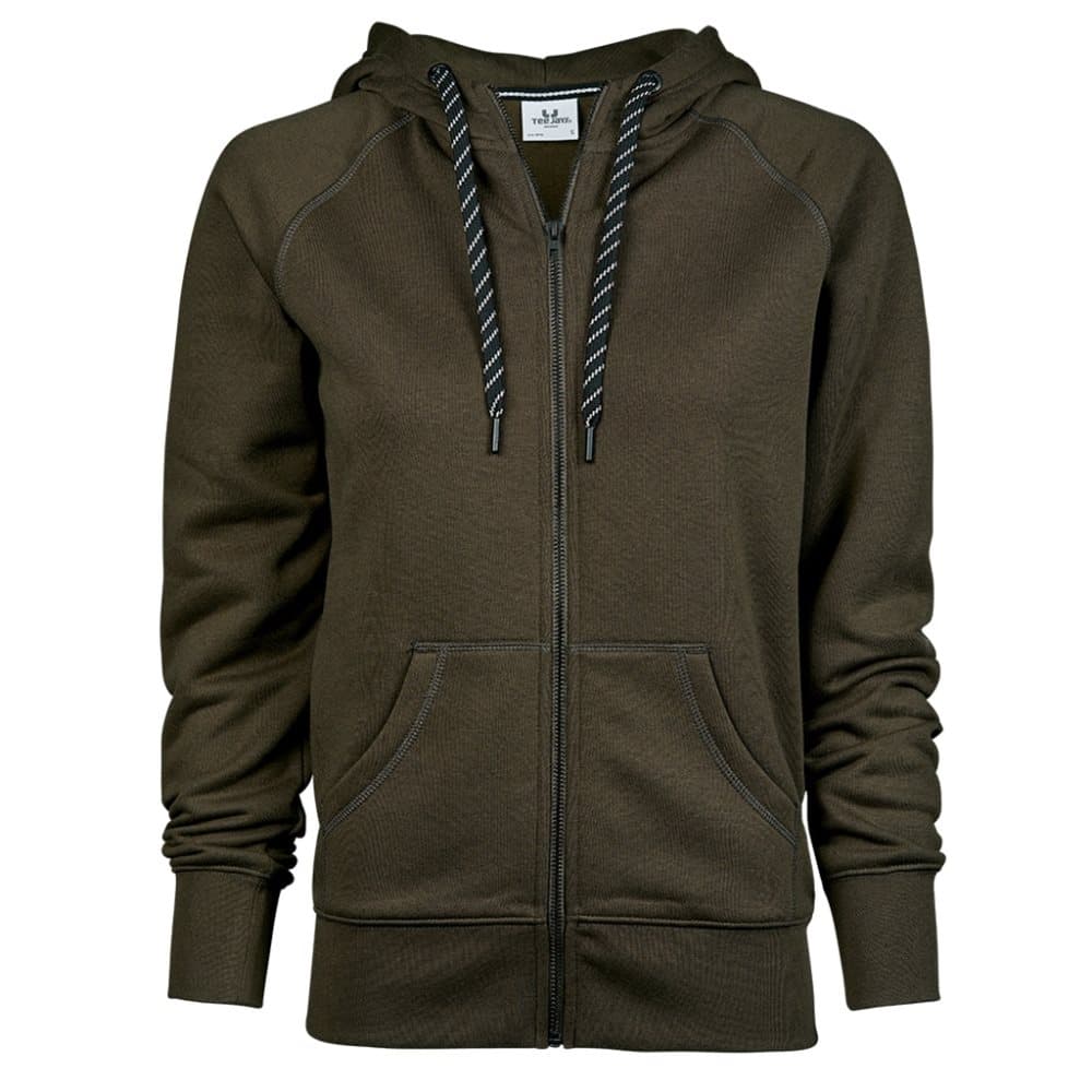Tee Jays Womens/Ladies Fashion Zip Hoodie