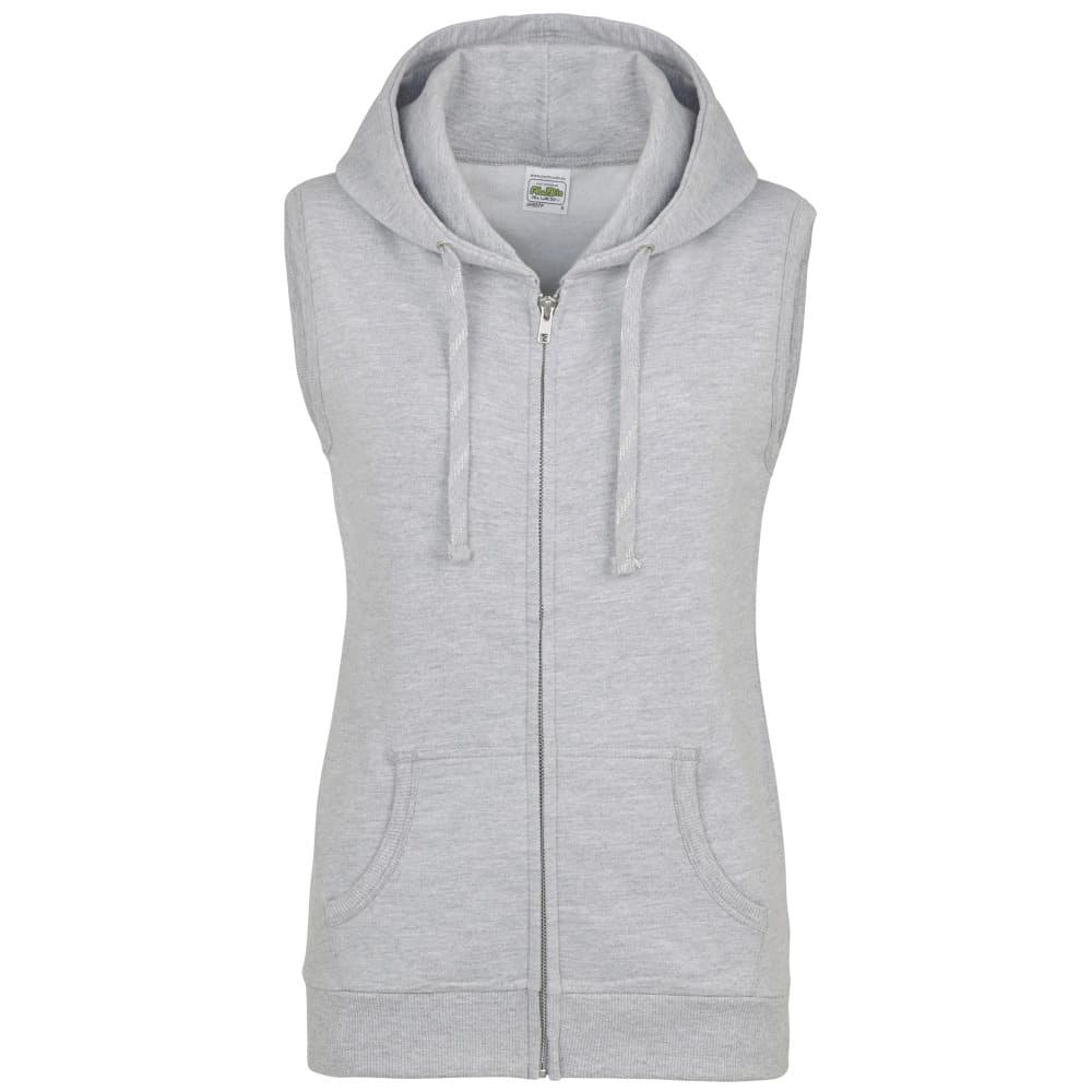 Awdis Just Hoods Dam / Dam Girlie Ärmlös full dragkedja med dragkedja