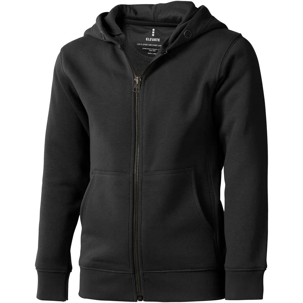 Elevate Childrens/Kids Arora Hooded Full Zip Kids Sweater
