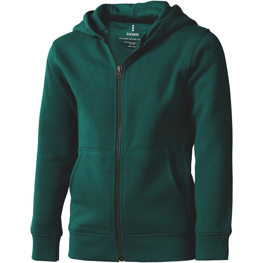 Elevate Childrens/Kids Arora Hooded Full Zip Kids Sweater