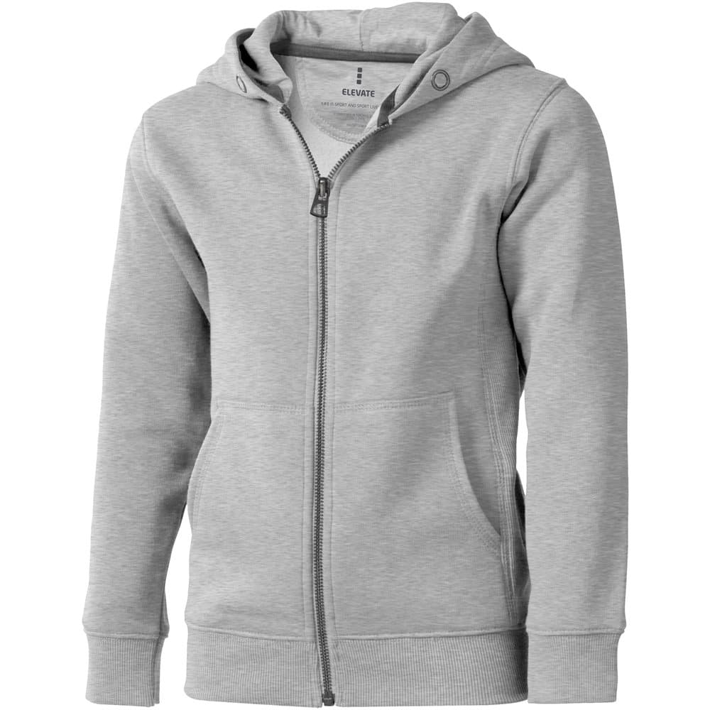 Elevate Childrens/Kids Arora Hooded Full Zip Kids Sweater