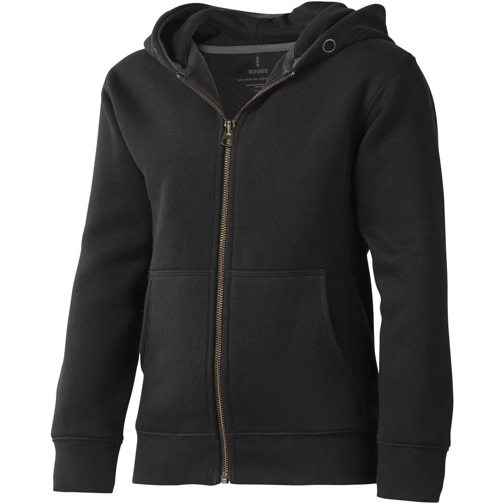Elevate Childrens/Kids Arora Hooded Full Zip Kids Sweater