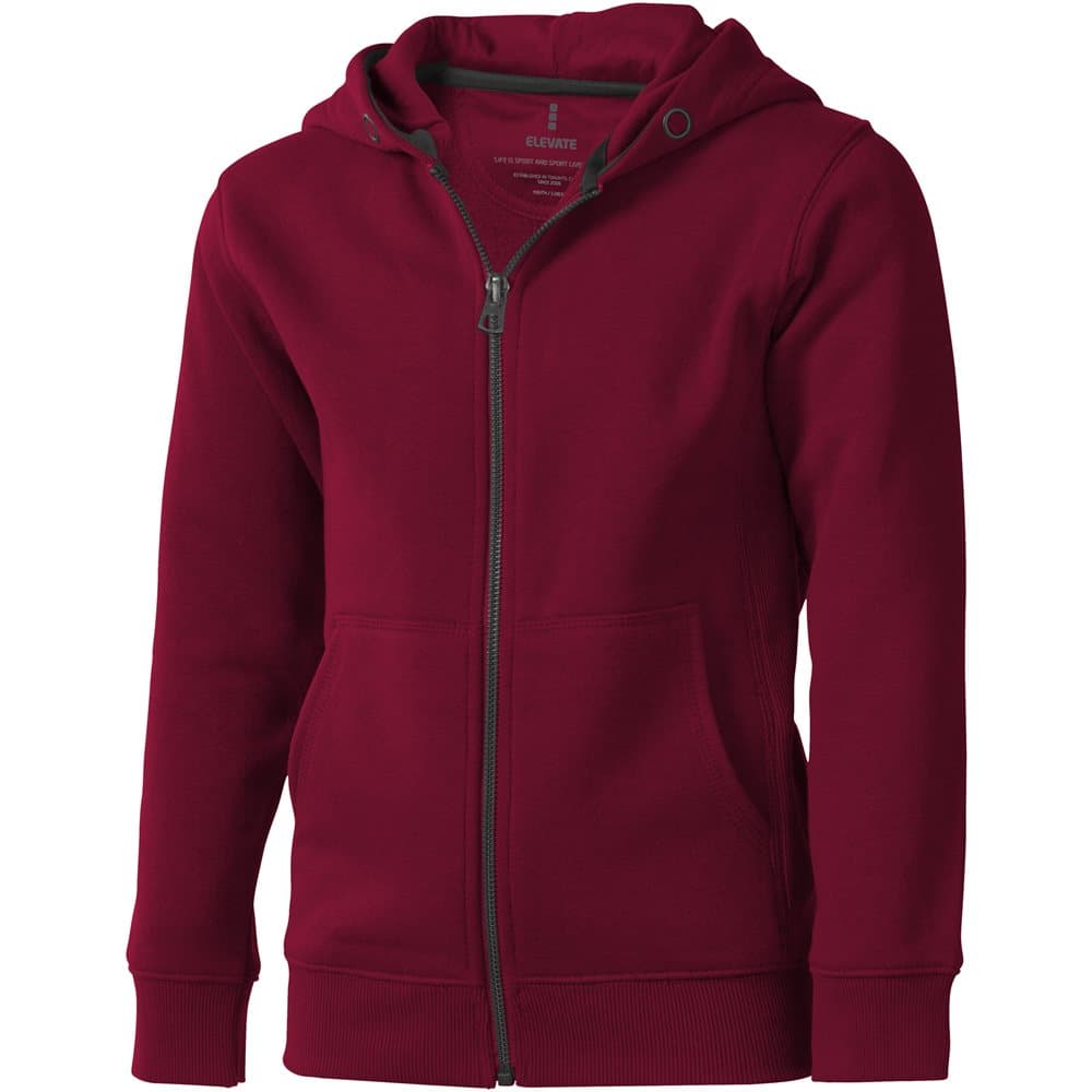 Elevate Childrens/Kids Arora Hooded Full Zip Kids Sweater