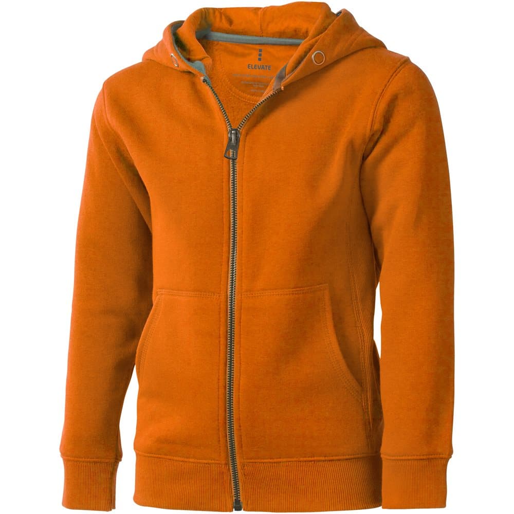 Elevate Childrens/Kids Arora Hooded Full Zip Kids Sweater