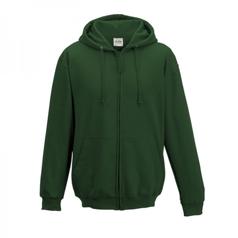 Awdis Vanlig Hooded Hoodie med full dragkedja / Zoodie