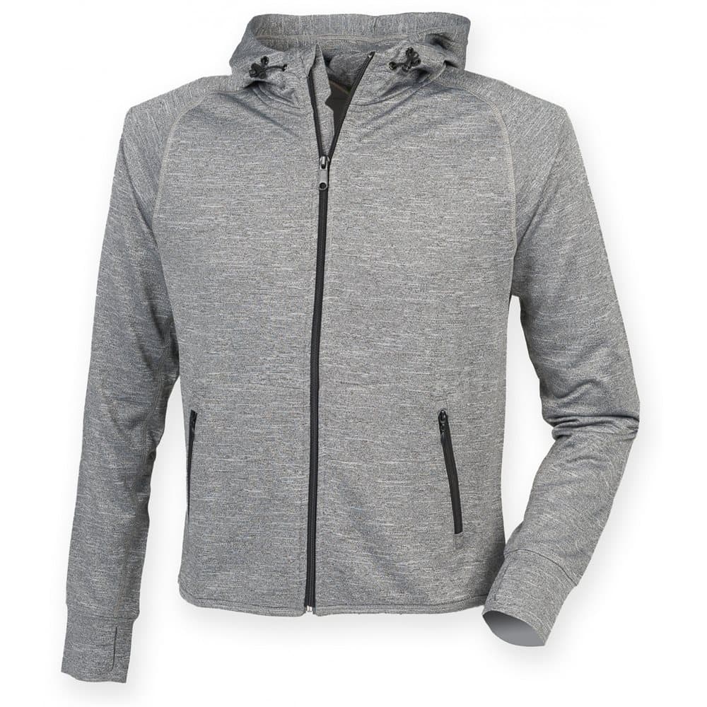 Tombo Teamsport Unisex Lightweight Running Hoodie With Reflective Tape