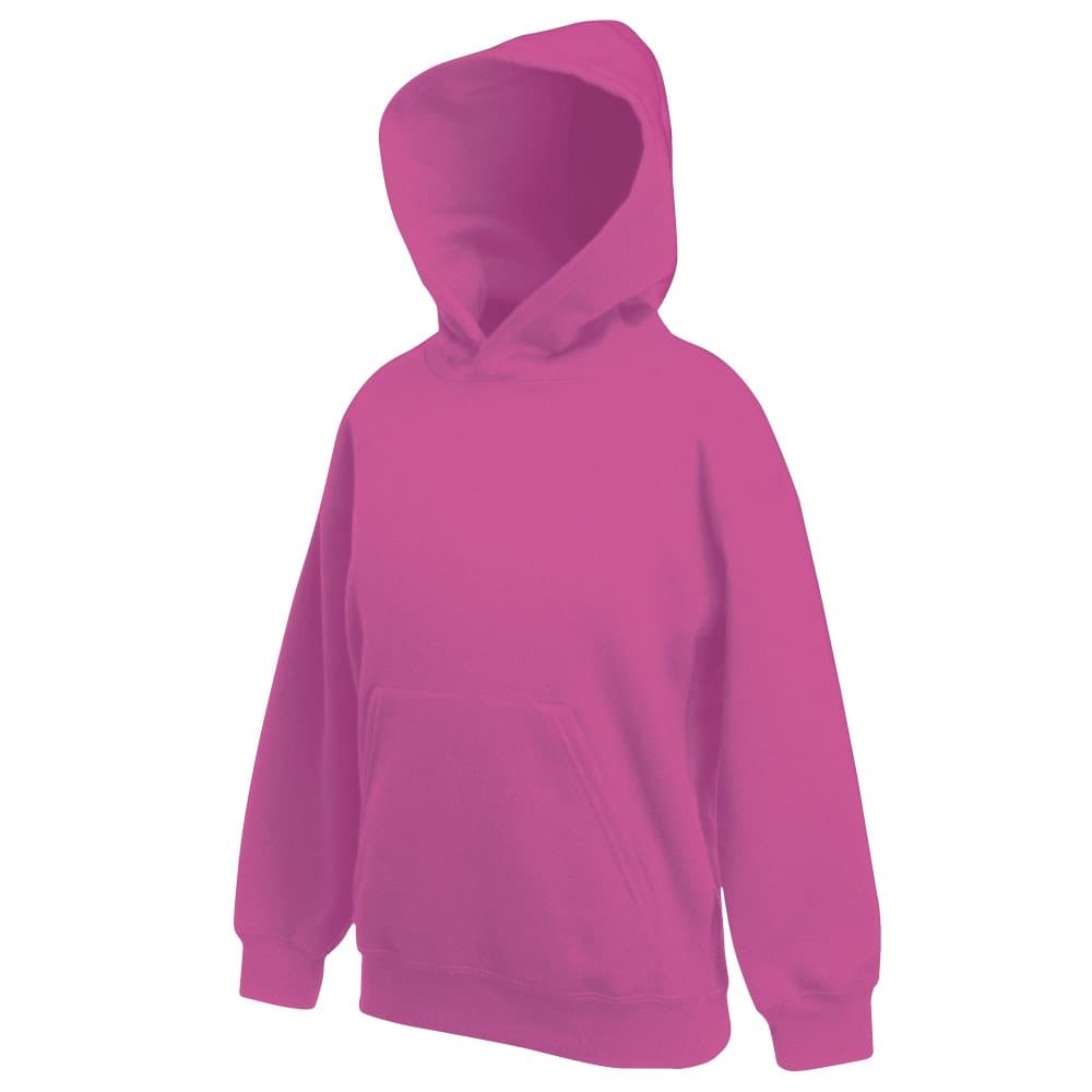 Fruit Of The Loom Childrens Unisex Hooded Sweatshirt / Hoodie