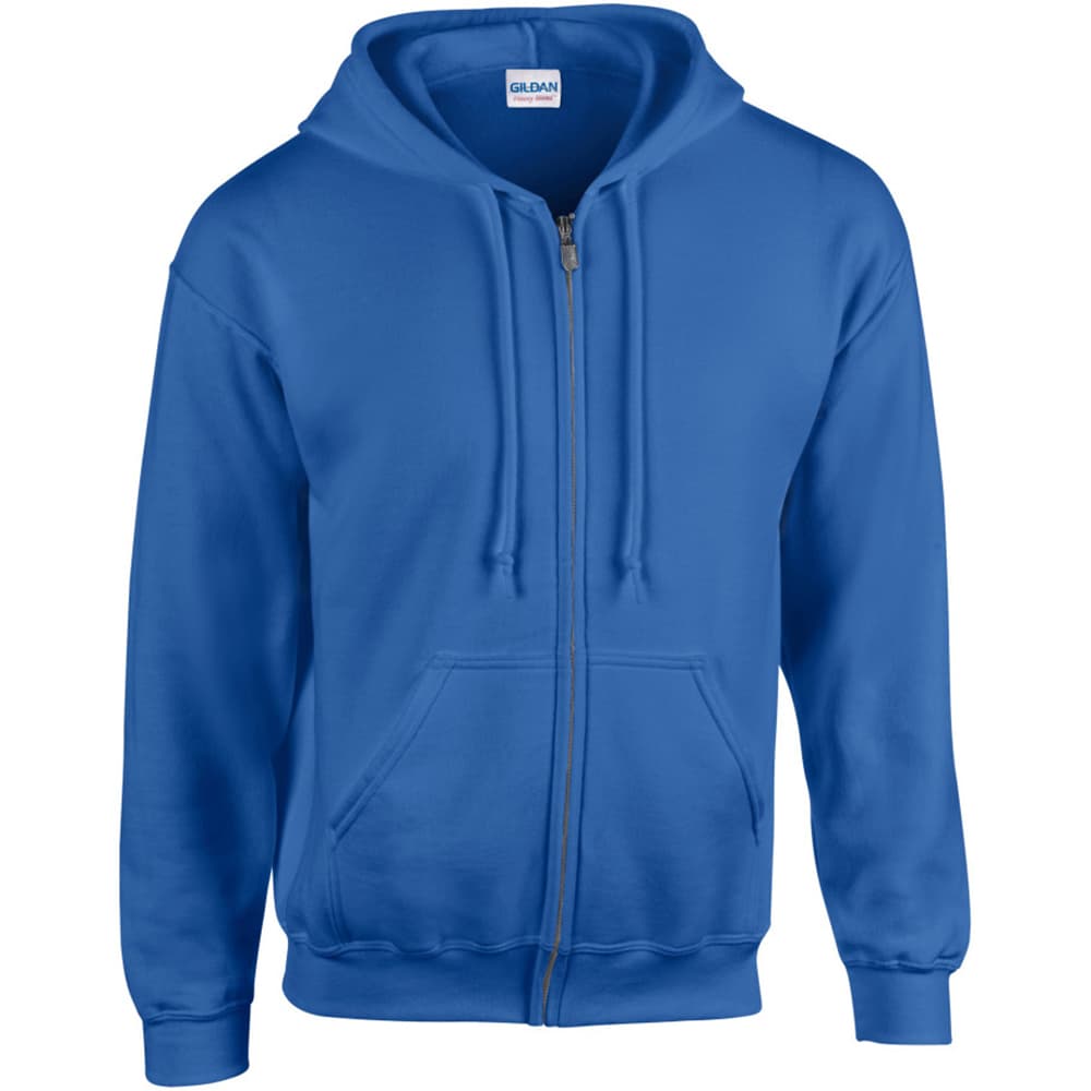 Gildan Heavy Blend Unisex Adult Full Zip Hooded Sweatshirt Top