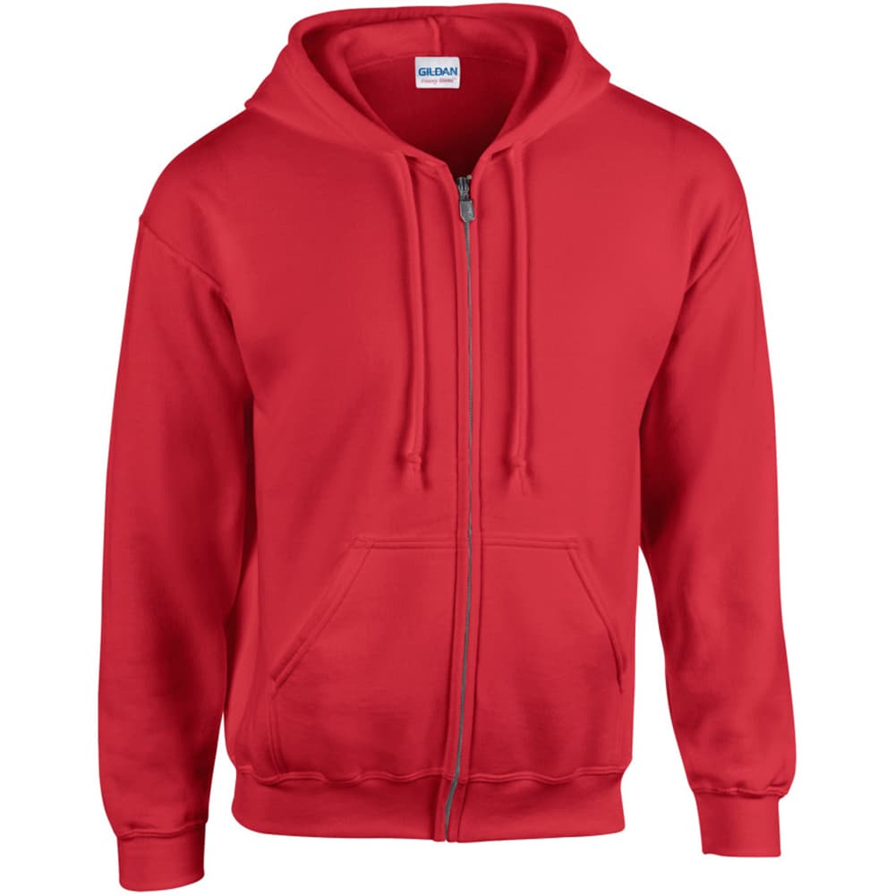 Gildan Heavy Blend Unisex Adult Full Zip Hooded Sweatshirt Top