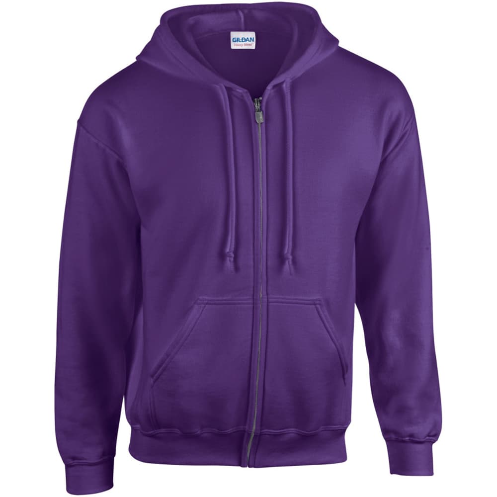 Gildan Heavy Blend Unisex Adult Full Zip Hooded Sweatshirt Top