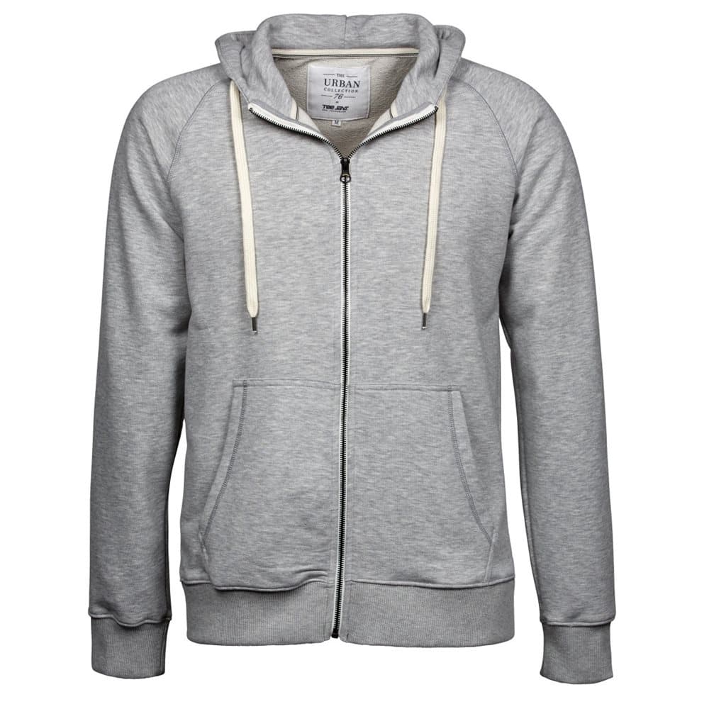 Tee Jays Hoodie med dragkedja från herrar
