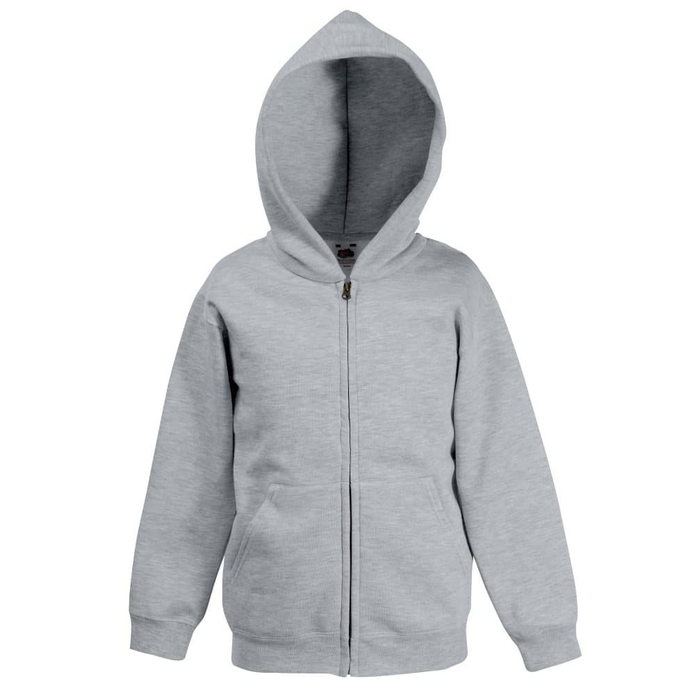 Fruit Of The Loom Childrens/Kids Unisex Hooded Sweatshirt Jacket