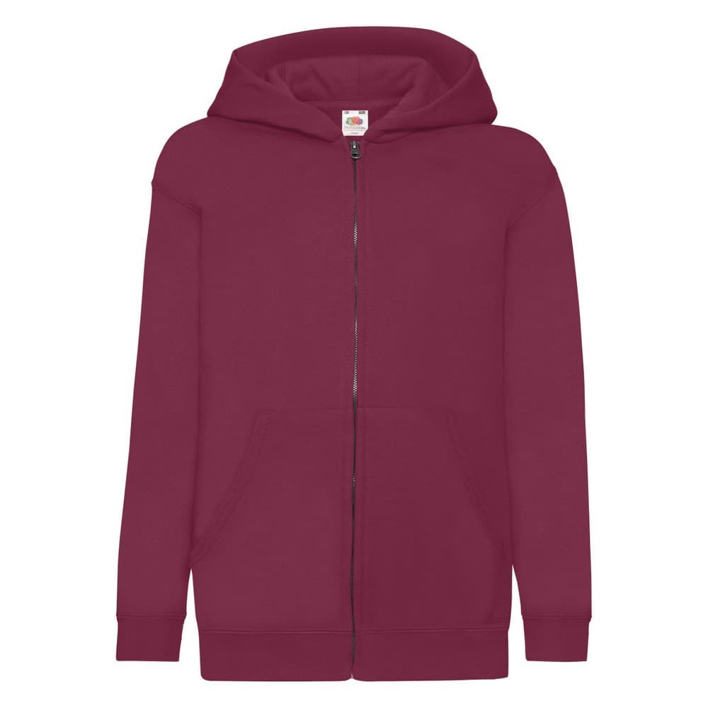 Fruit Of The Loom Childrens/Kids Unisex Hooded Sweatshirt Jacket