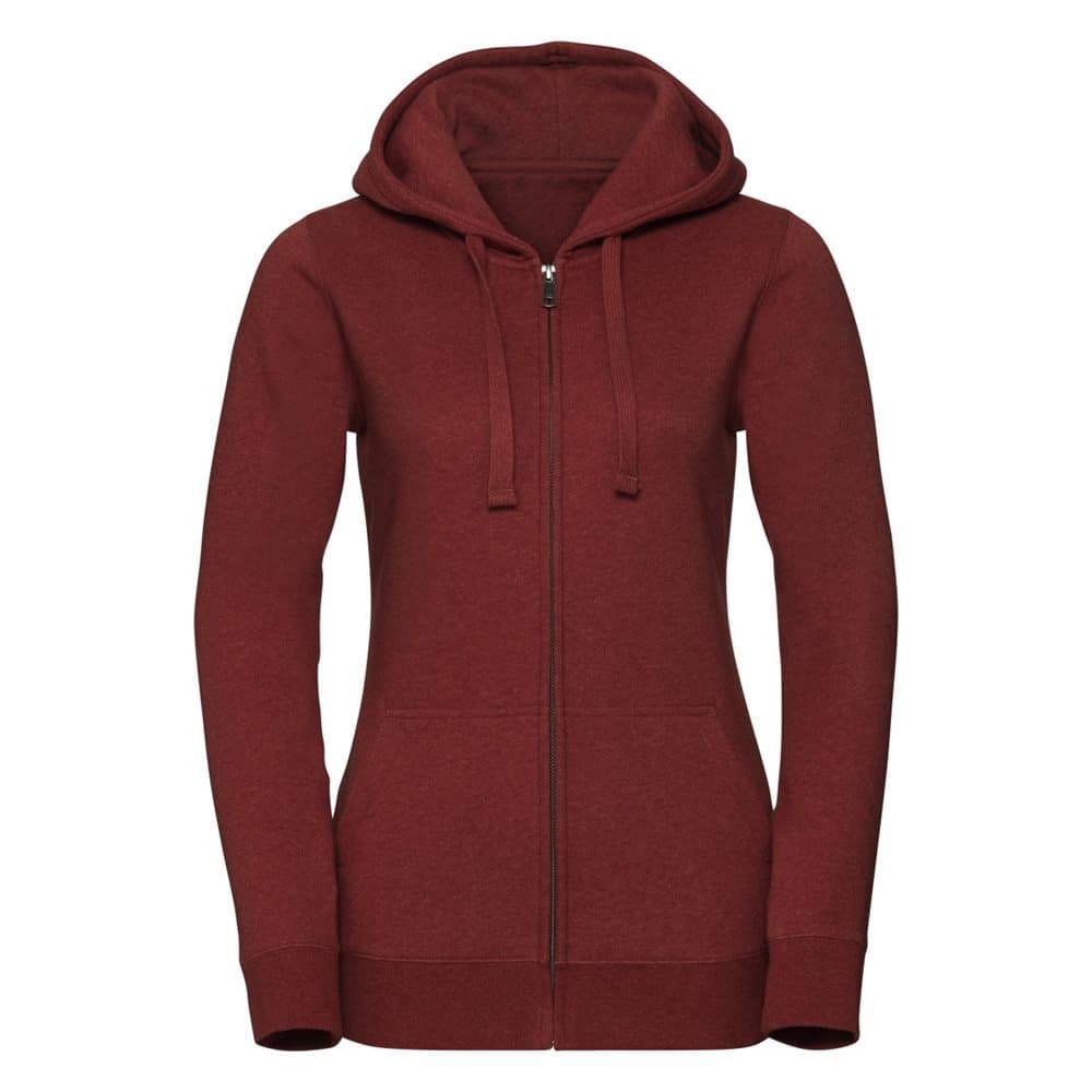 Russell Womens/Ladies Authentic Zipped Hoodie