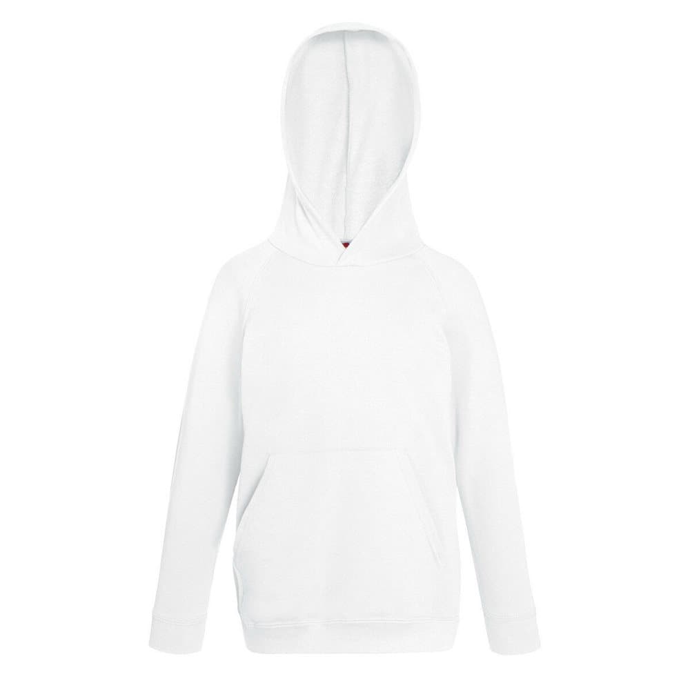 Fruit Of The Loom Childrens Unisex Lightweight Hooded Sweatshirt / Hoodie