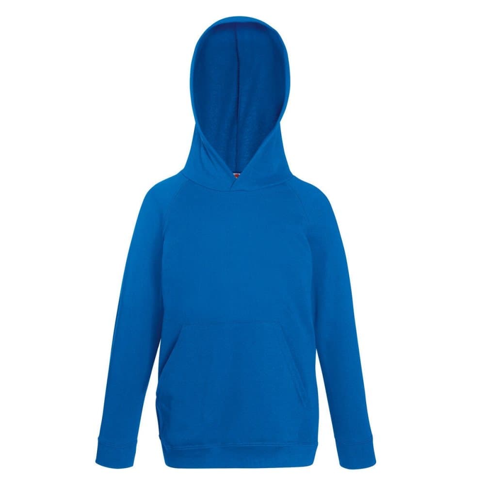 Fruit Of The Loom Childrens Unisex Lightweight Hooded Sweatshirt / Hoodie