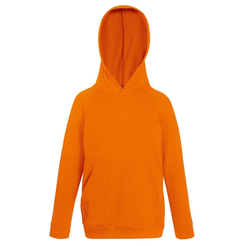 Fruit Of The Loom Childrens Unisex Lightweight Hooded Sweatshirt / Hoodie