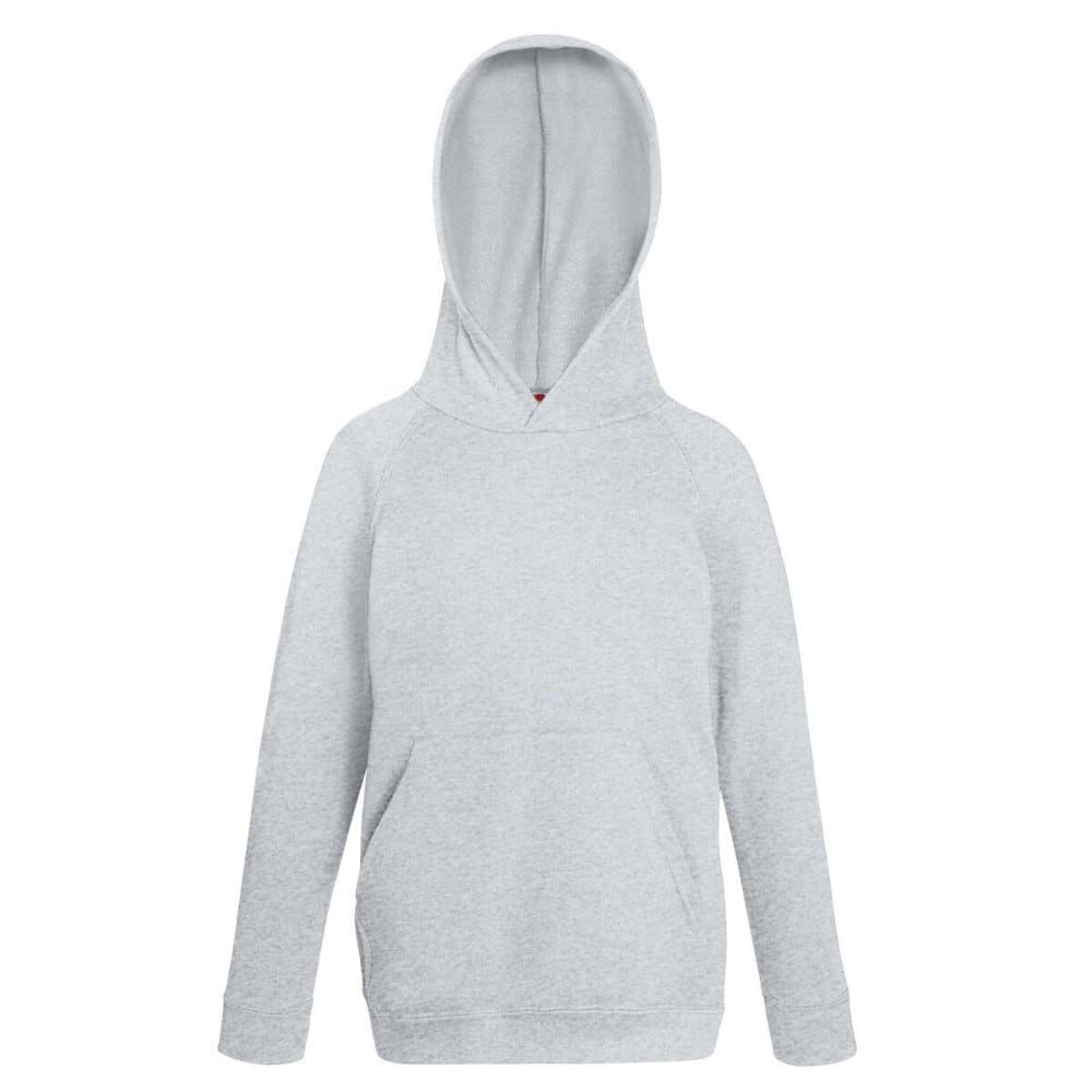 Fruit Of The Loom Childrens Unisex Lightweight Hooded Sweatshirt / Hoodie