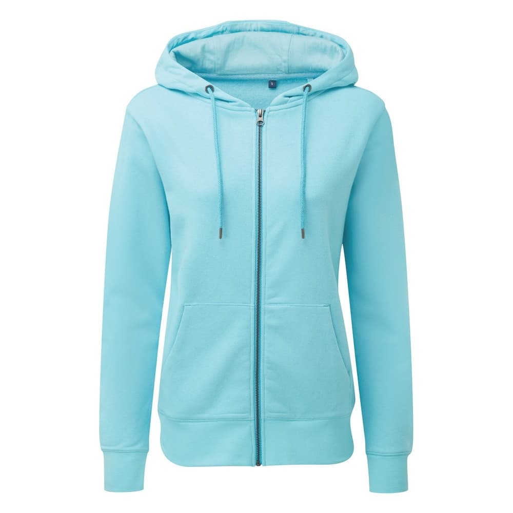 Asquith & Fox Womens/Ladies Zip-Through Organic Hoodie