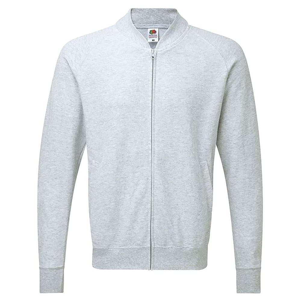 Fruit Of The Loom Mens Lightweight Baseball Sweat Jacket