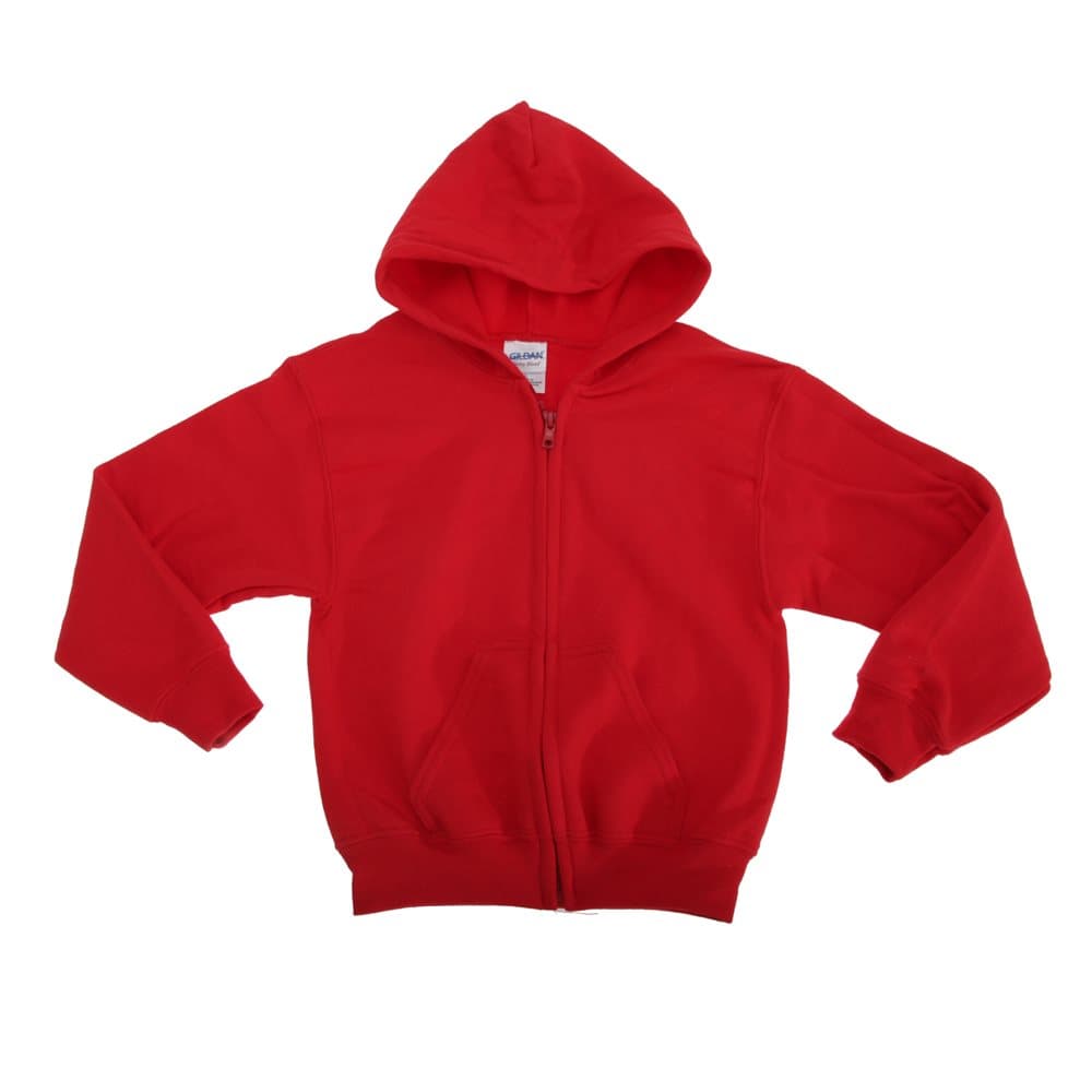 Gildan Heavy Blend Unisex Barns full dragkedja med tröja / Hoodie