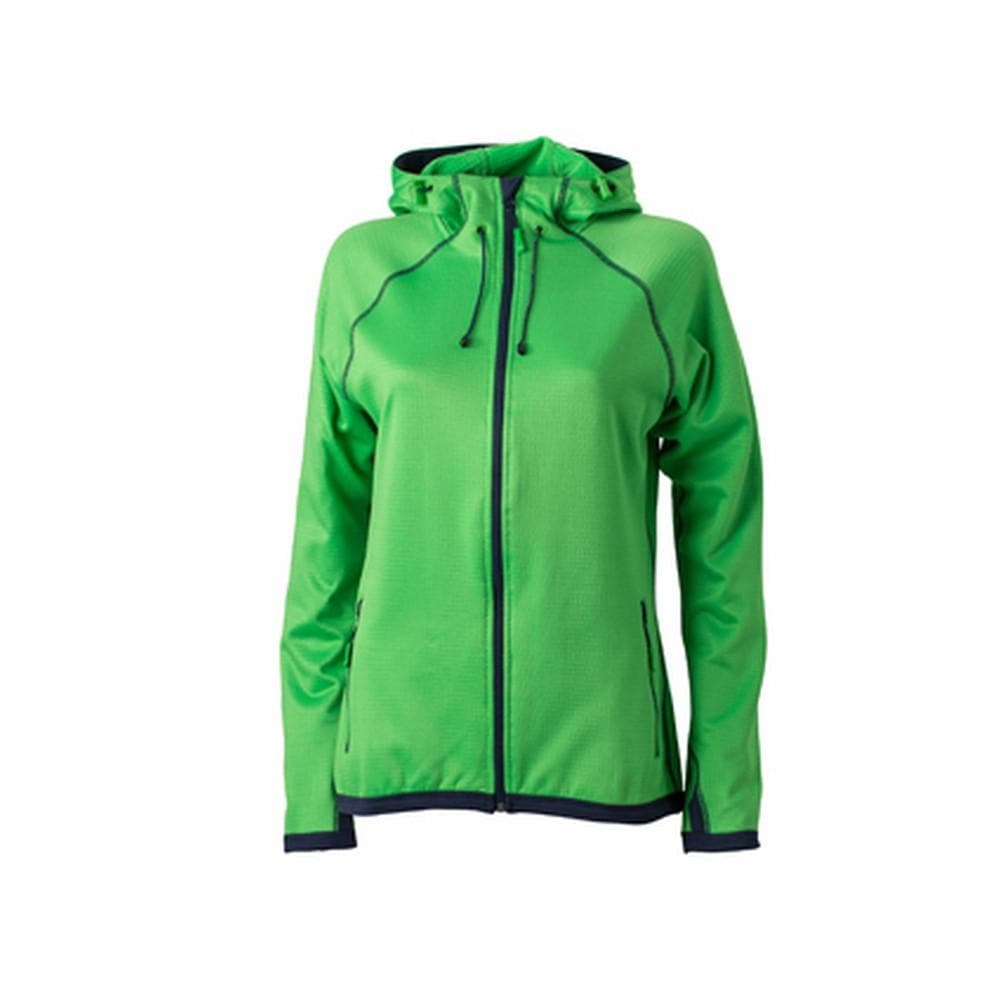 James and Nicholson Womens/Ladies Hooded Fleece