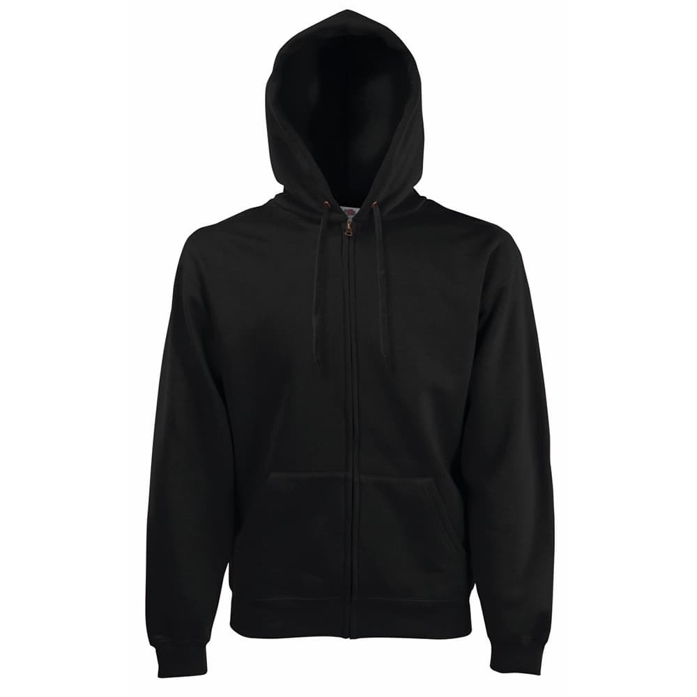 Fruit of the Loom Herr-dragkedja med tröja / Hoodie