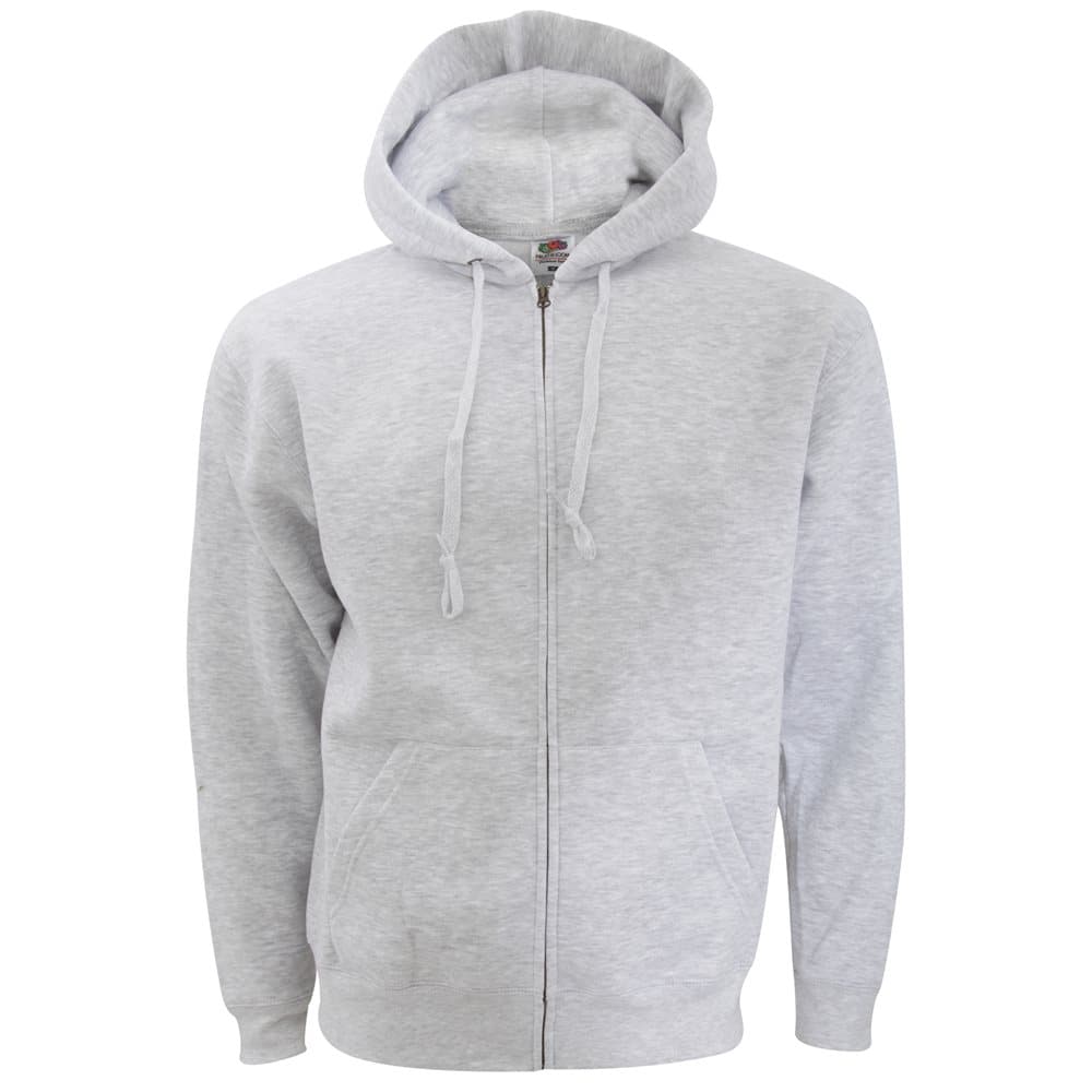 Fruit of the Loom Herr-dragkedja med tröja / Hoodie