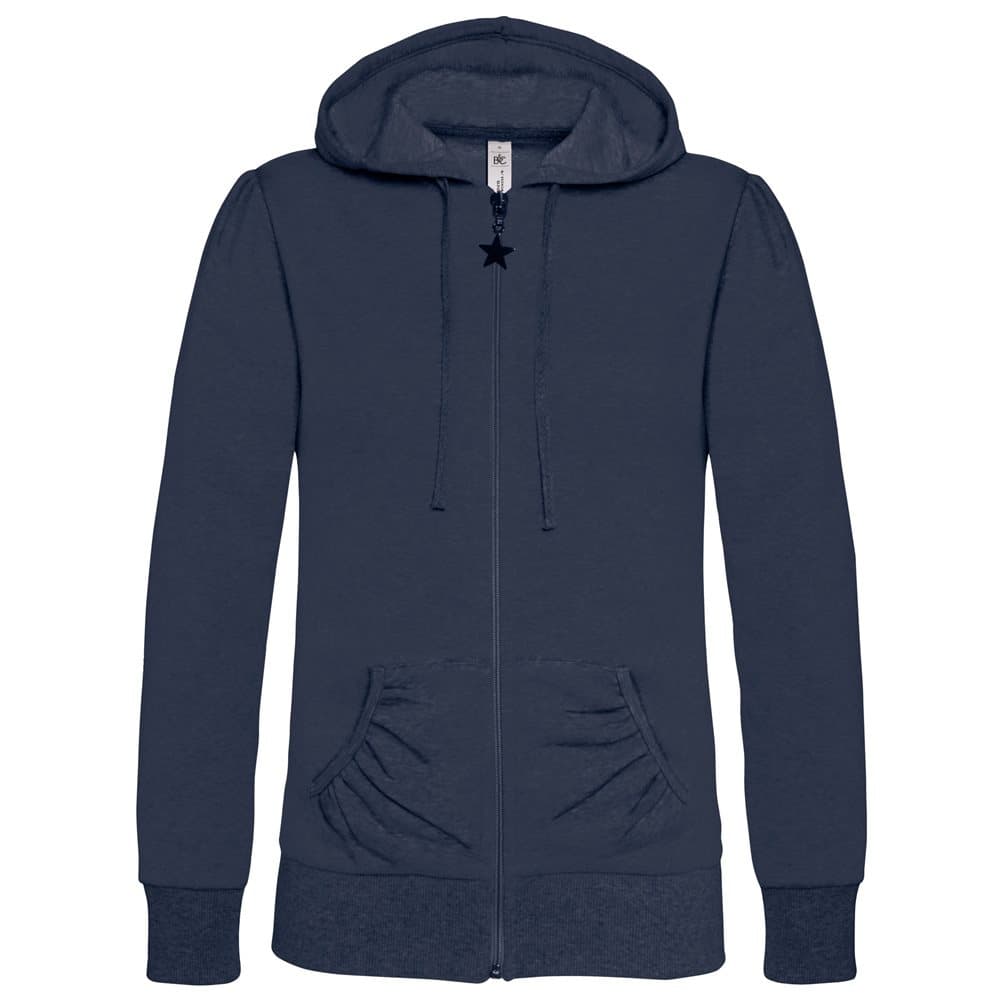 B&C Wonder Women Full Zip Hooded Sweatshirt / Hoodie