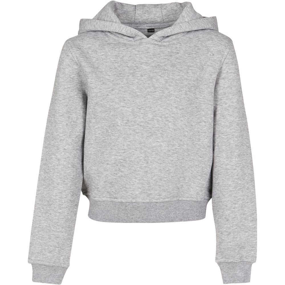 Build Your Brand Girls Cropped Hoodie
