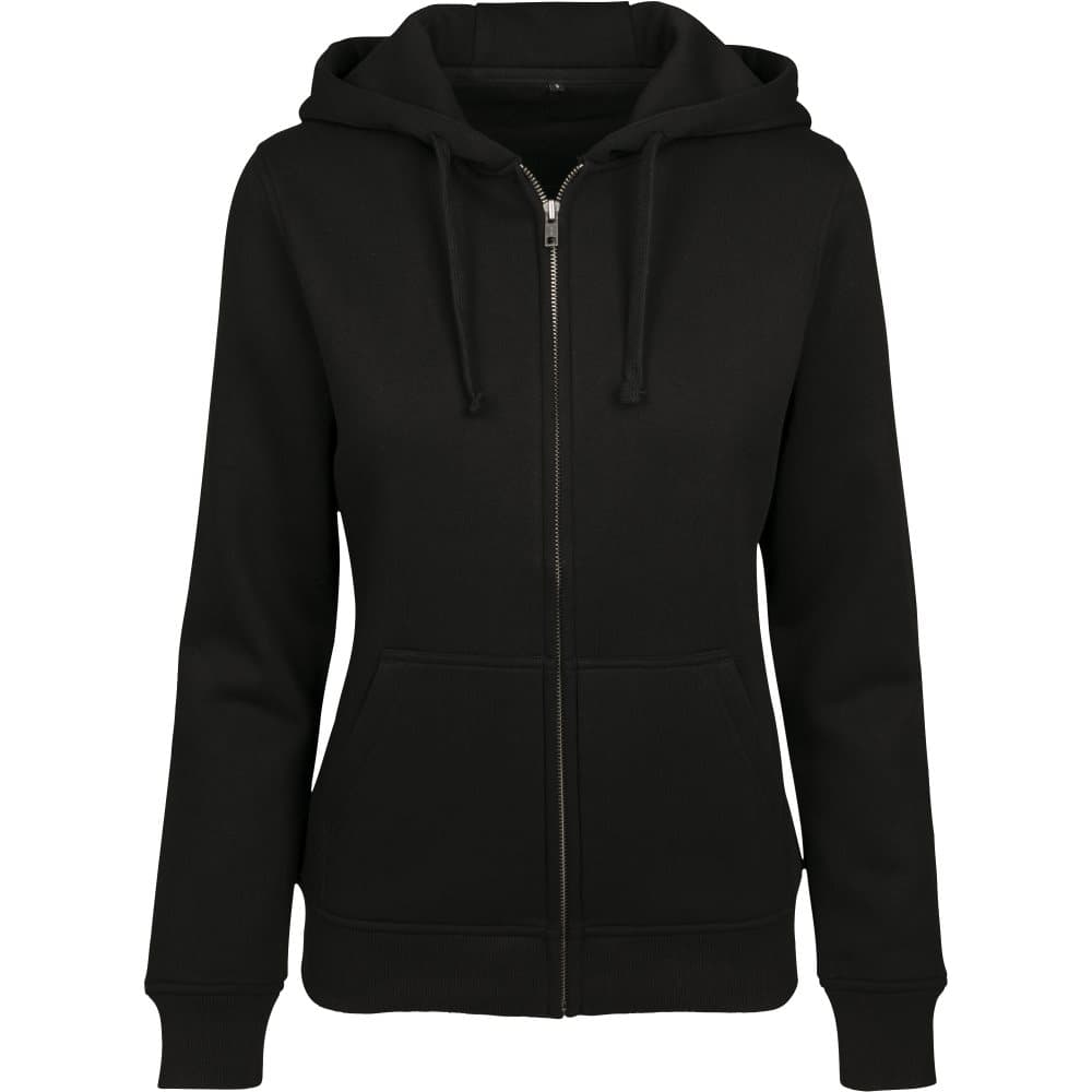 Build Your Brand Womens/Ladies Merch Zip Hoodie