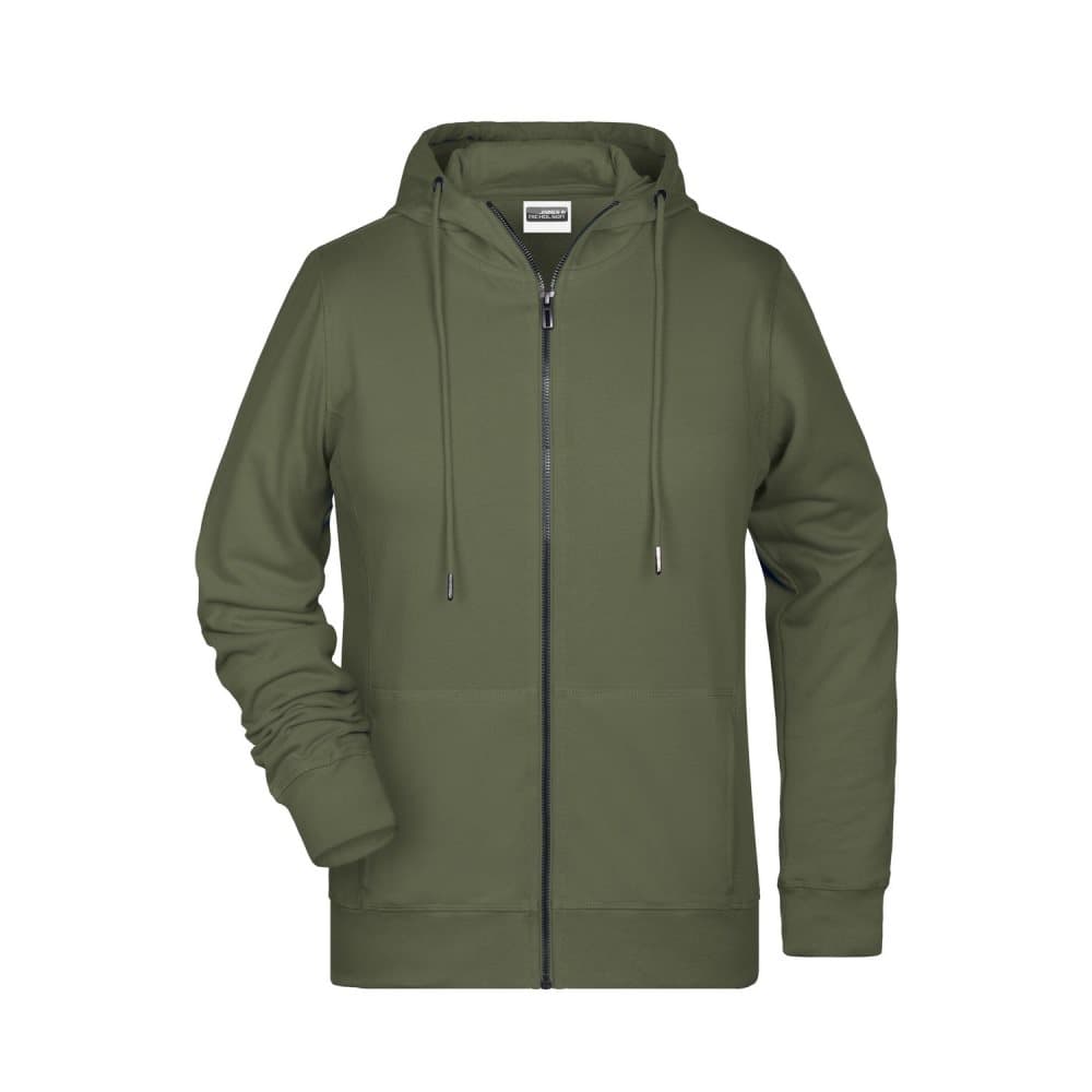 James and Nicholson Womens/Ladies Zip Hoodie