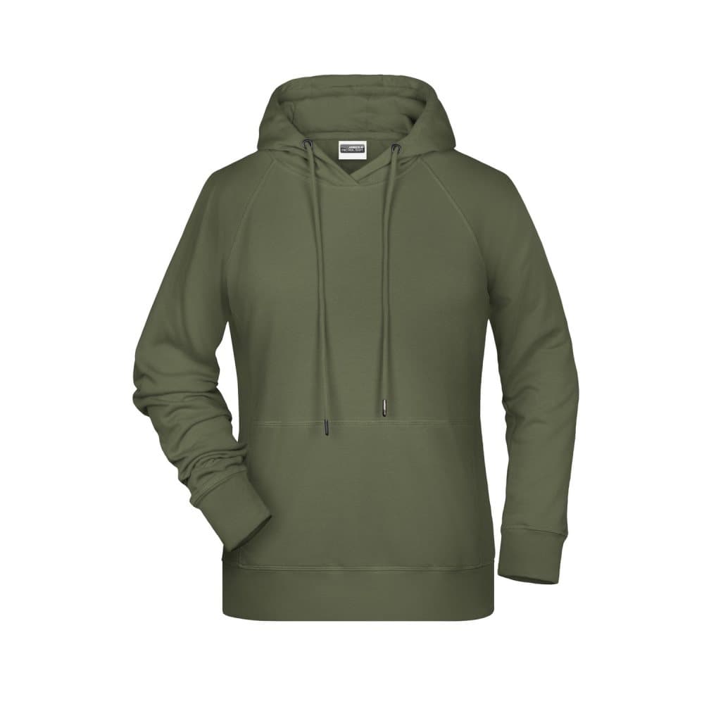 James and Nicholson Womens/Ladies Raglan Sleeved Hoodie