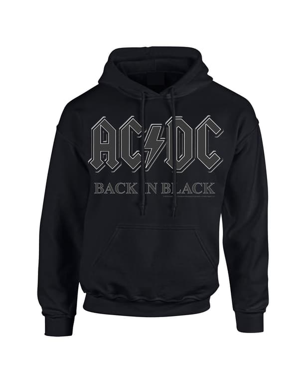 AC/DC Back in Black mens hoodie