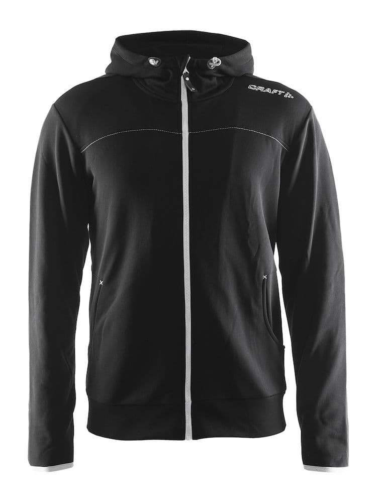 Craft Leisure Full Zip Hood Herr (Black)