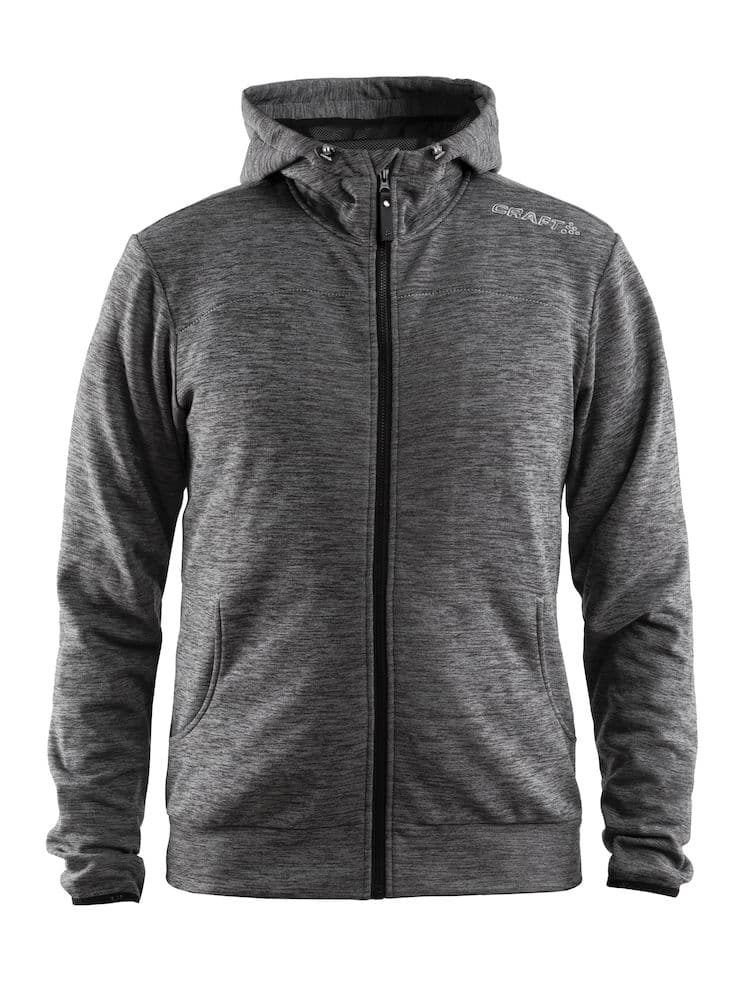 Craft Leisure Full Zip Hood Herr (Dark Grey)