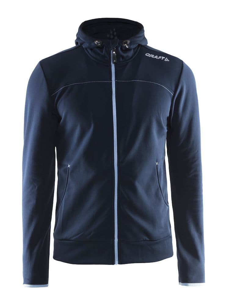 Craft Leisure Full Zip Hood Herr (Dark Navy)