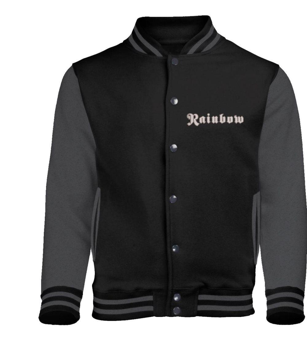 Rainbow Rising Baseball Style Varsity Jacket