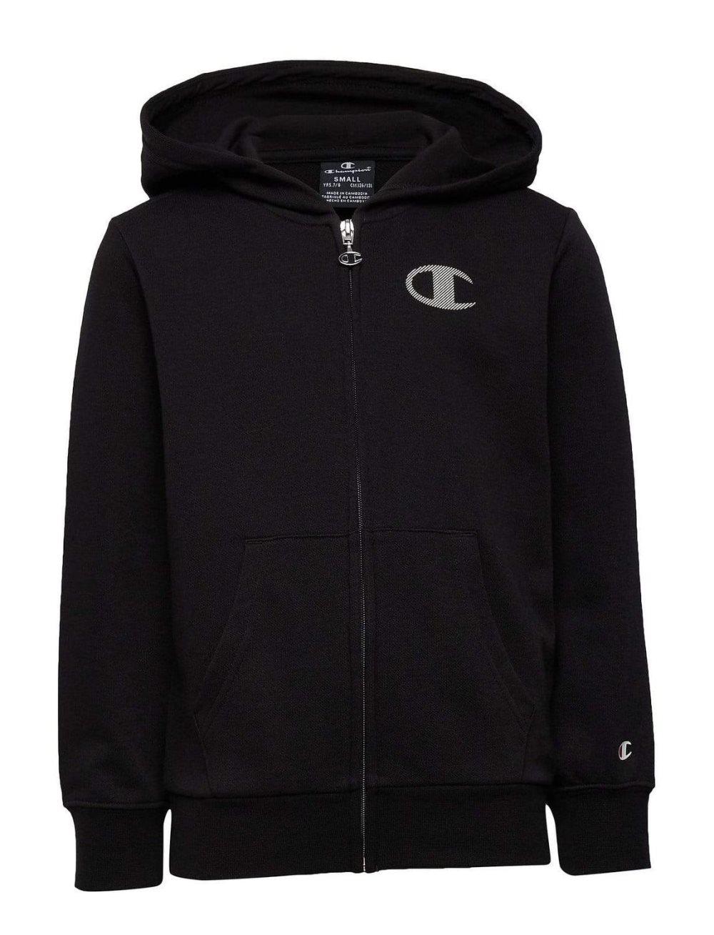 Champion Full Zip Hettegenser- Black Beauty