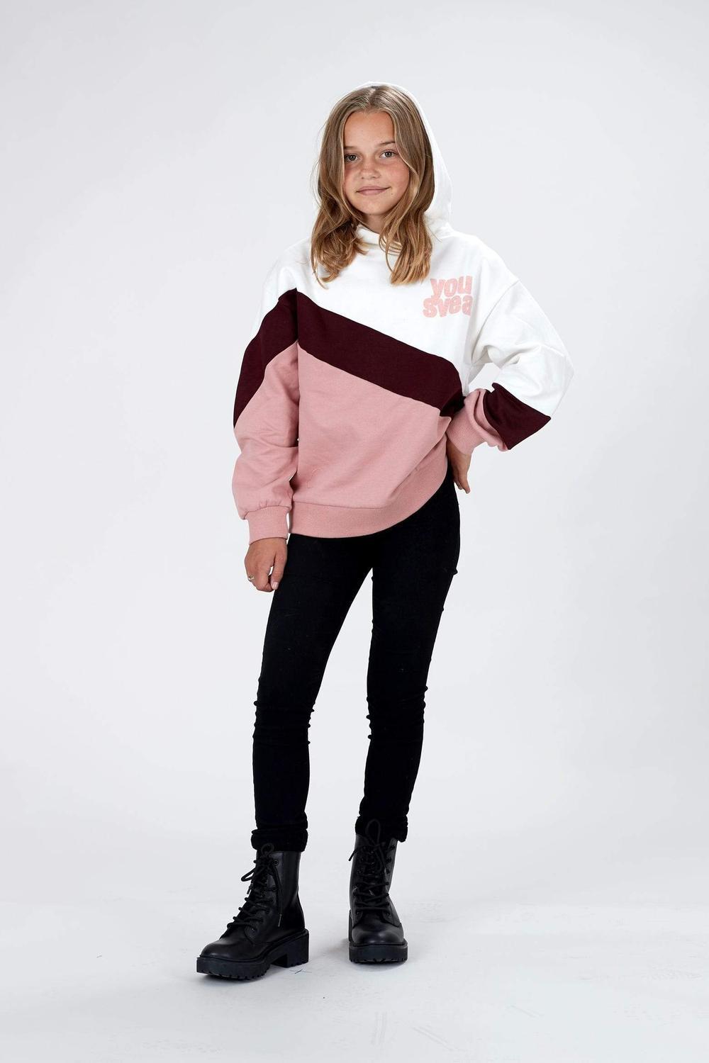 SVEA Colorblock JR Hettegenser - Soft pink