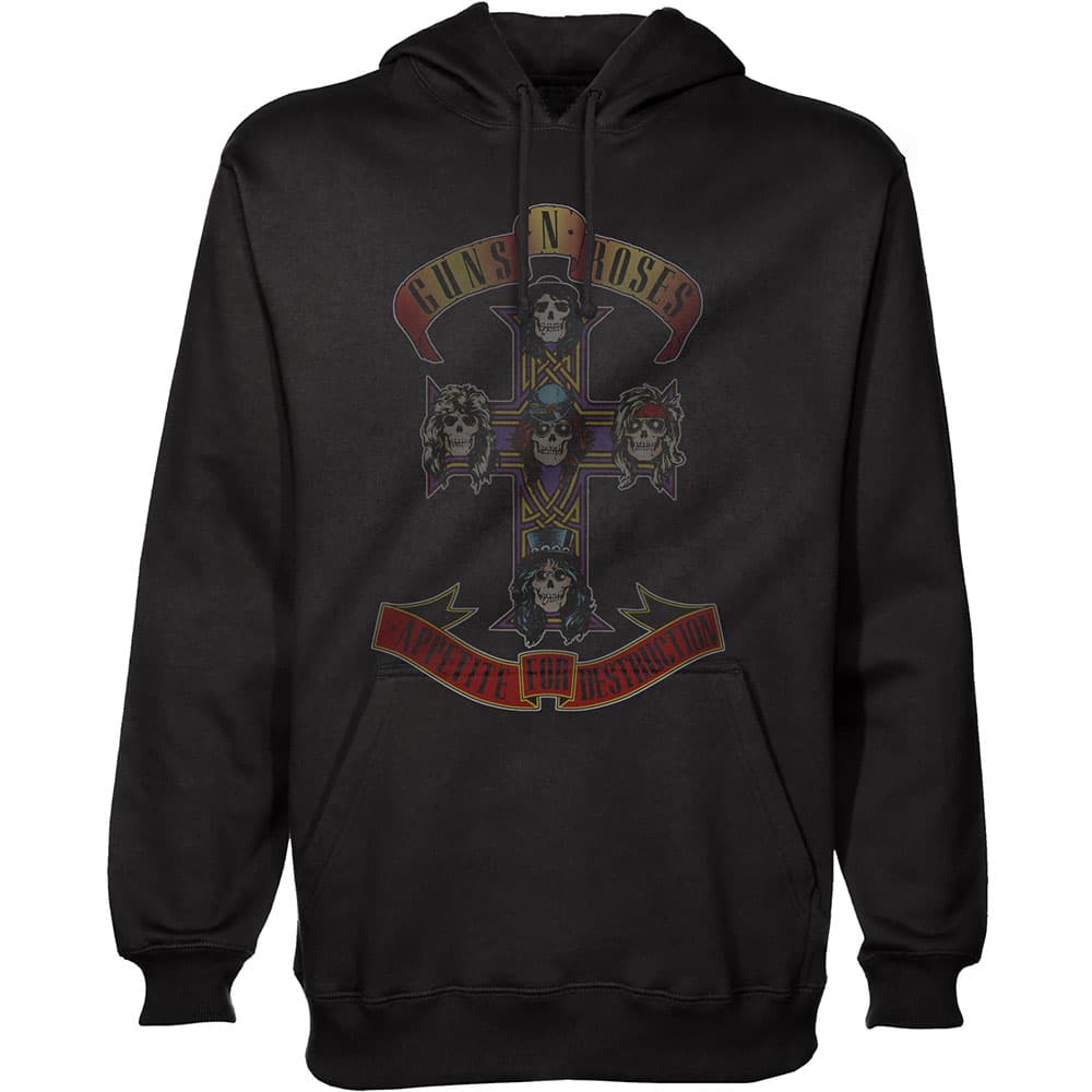 Guns N' Roses Unisex Pullover Hoodie: Appetite for Destruction (Small)
