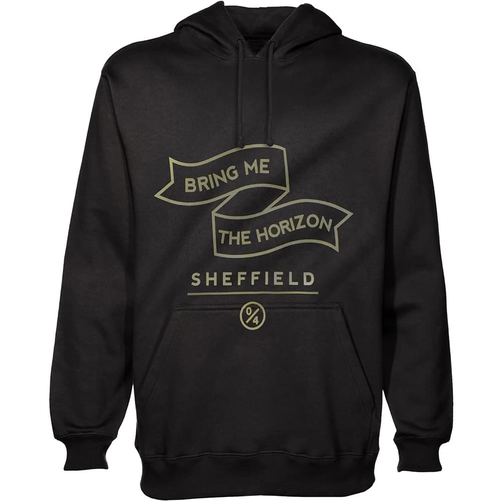 Bring Me The Horizon Unisex Pullover Hoodie: Banner (Large)