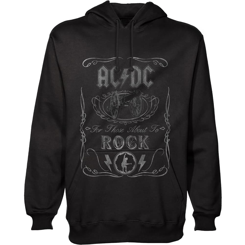 AC/DC Unisex Pullover Hoodie: Cannon Swig (Large)