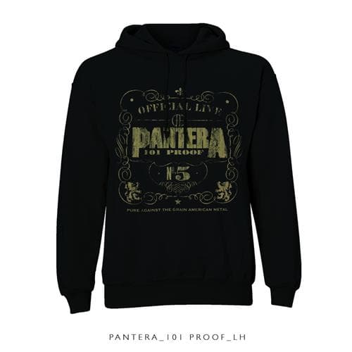 Pantera Unisex Pullover Hoodie: 101 Proof (Large)