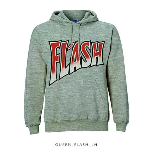 Queen Unisex Pullover Hoodie: Flash (Large)