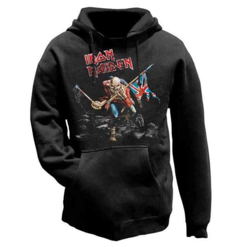 Iron Maiden Unisex Pullover Hoodie: The Trooper (XX-Large)