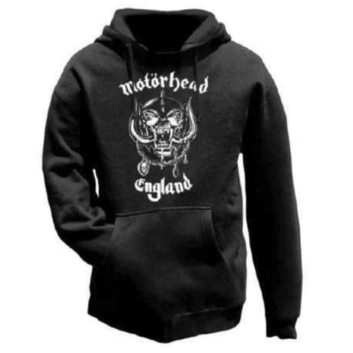 Motorhead Unisex Pullover Hoodie: England (XX-Large)